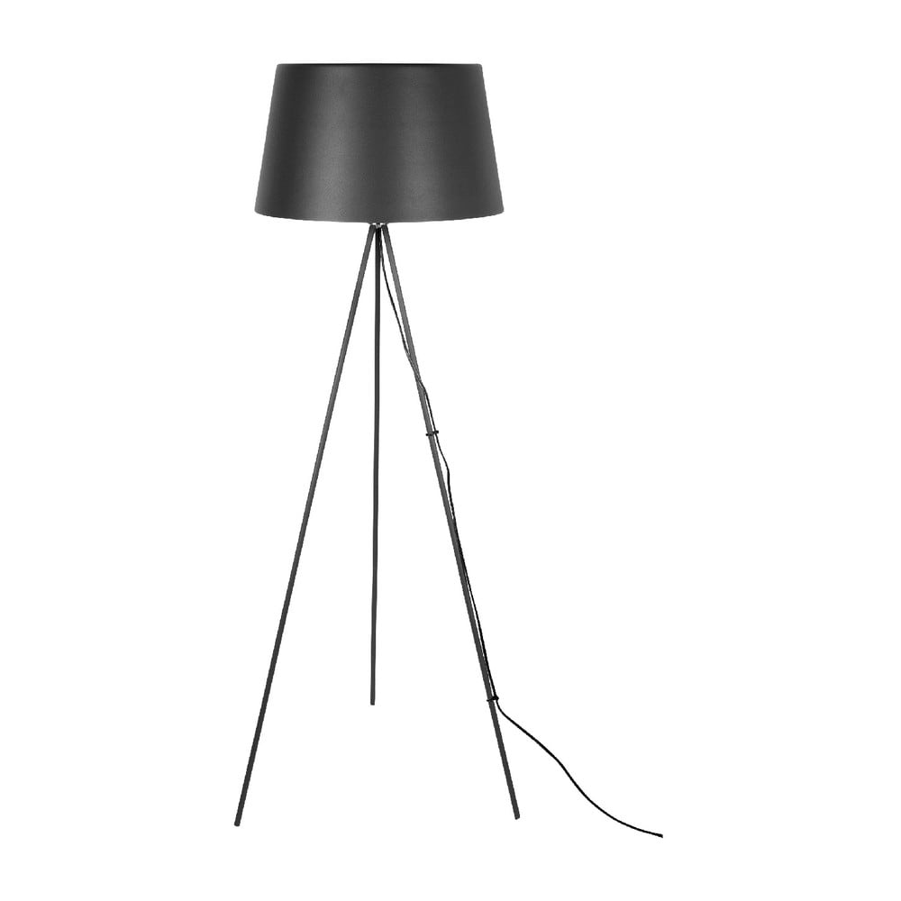 E-shop Čierna stojacia lampa Leitmotiv Classy