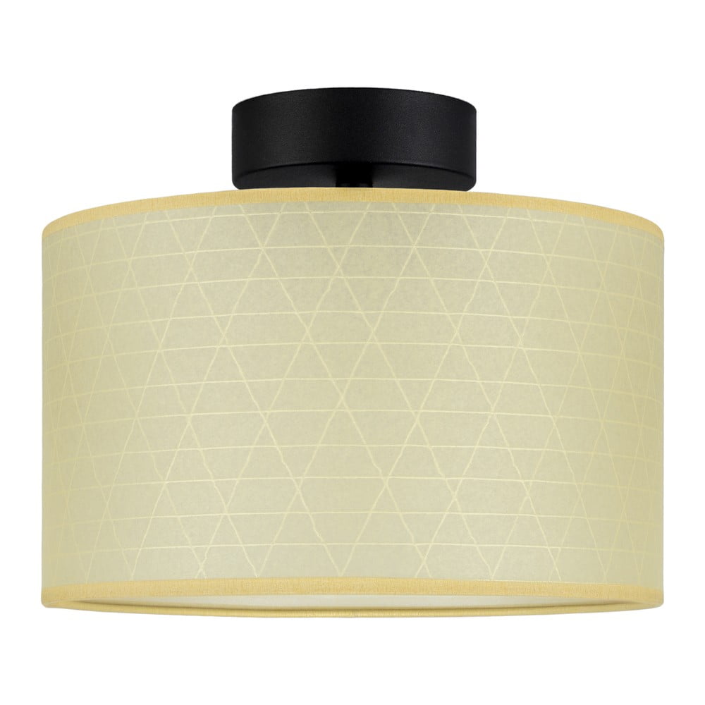 E-shop Béžové stropné svietidlo so vzorom trojuholníkov Sotto Luce Taiko