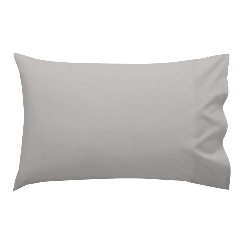 E-shop Sivá bavlnená obliečka na vankúš , 50 × 30 cm
