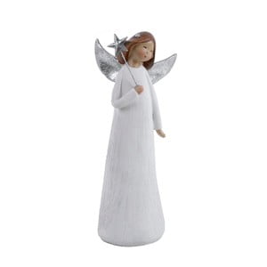 Dekoratívny anjel s hviezdou Ego dekor Helga, výška 20 cm