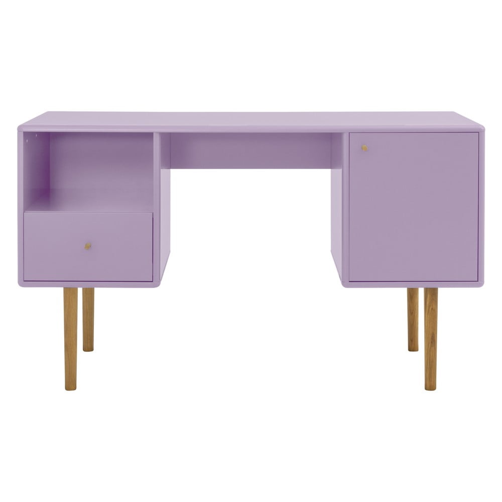 E-shop Fialový pracovný stôl 130x50 cm Color Living - Tom Tailor for Tenzo