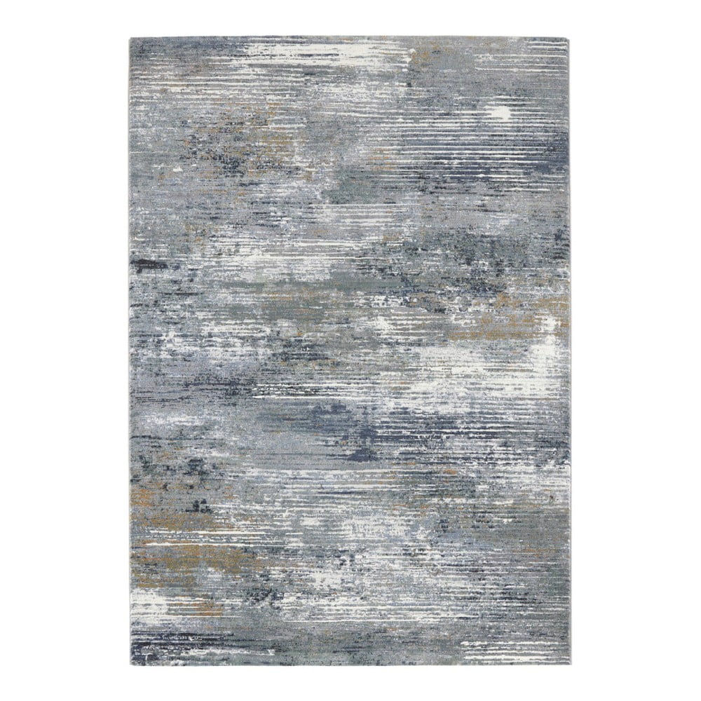 E-shop Sivo-modrý koberec Elle Decoration Arty Trappes, 120 × 170 cm