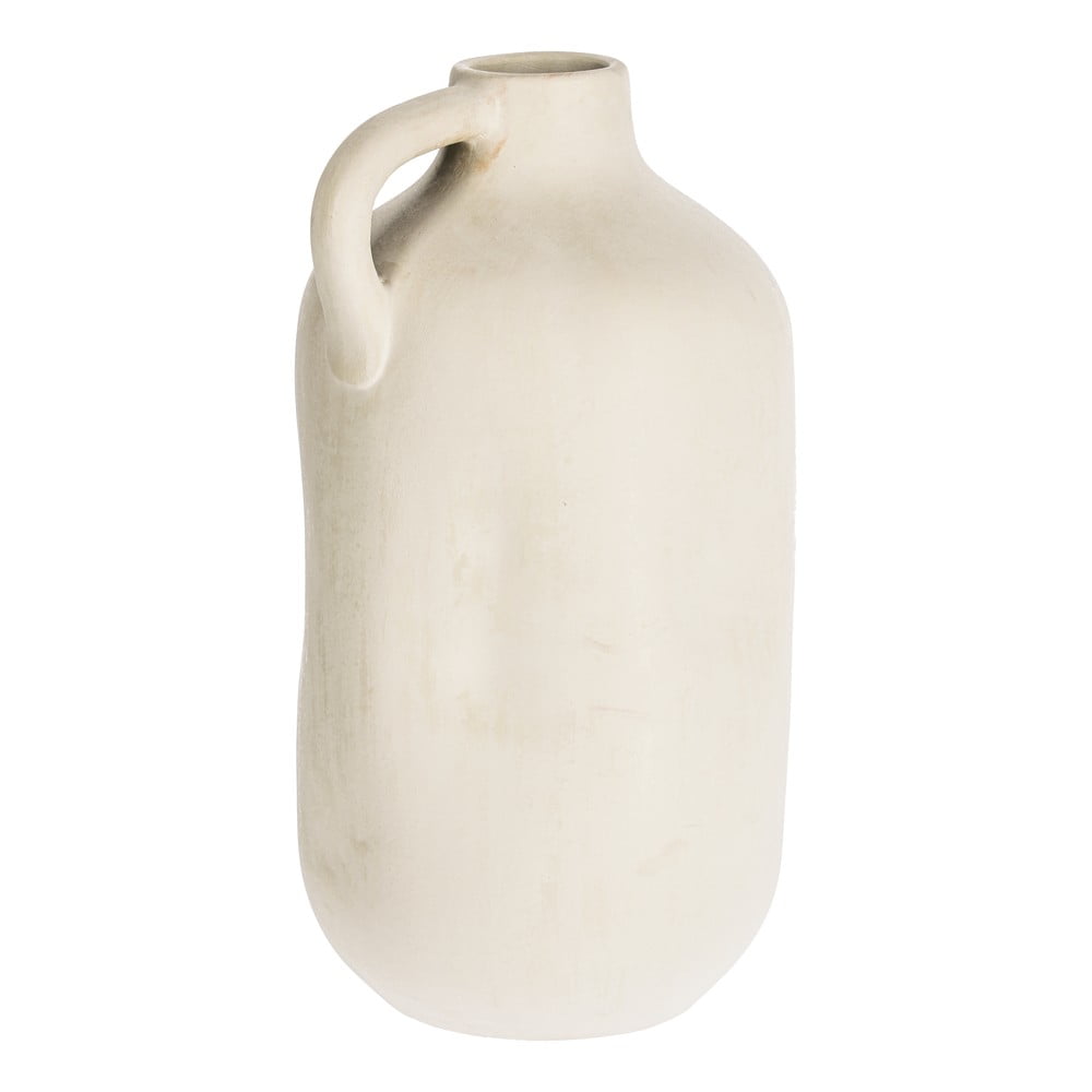 E-shop Biela keramická váza Kave Home Caetana, výška 55 cm