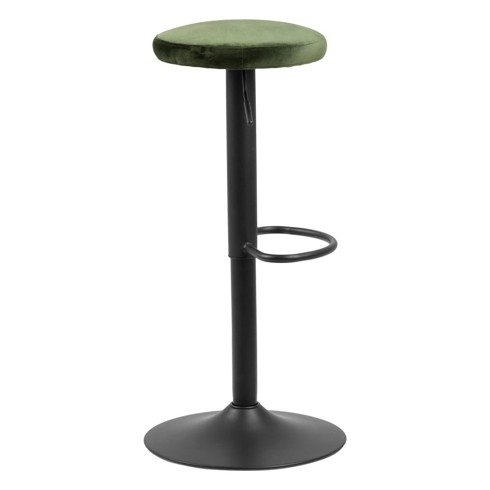 E-shop Barová stolička so zeleným polstrovaním Actona Finch