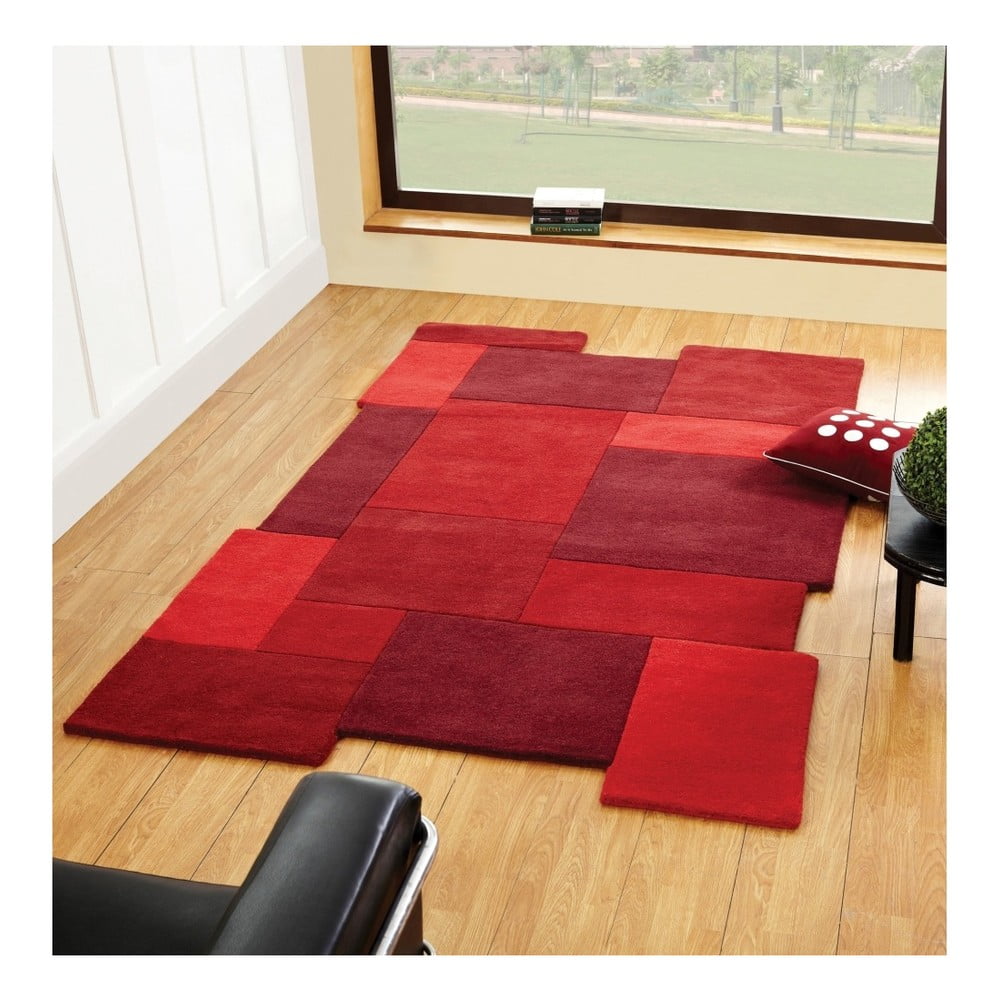 Obrázok Vlnený koberec Flair Rugs Illusion Colage Justinne, 90 x 150 cm