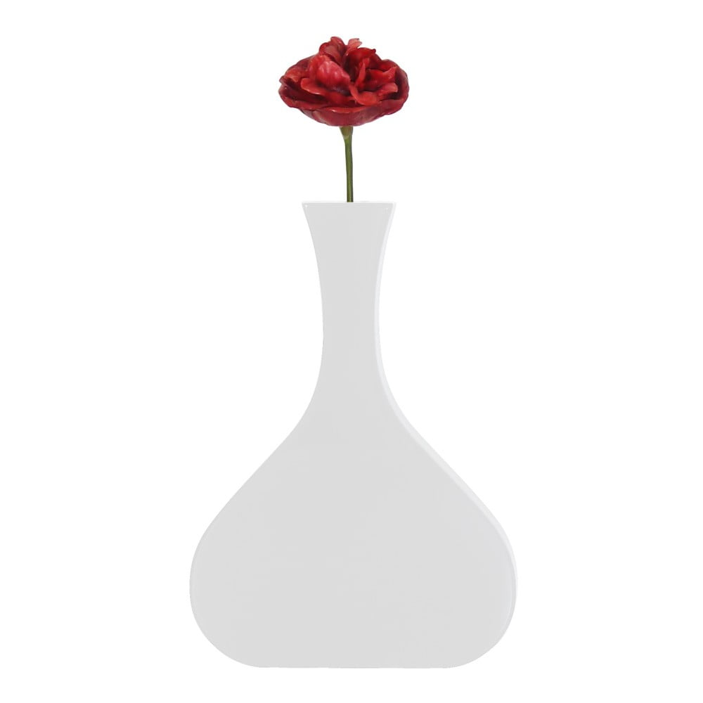 Nástenná váza Vanity Tall White