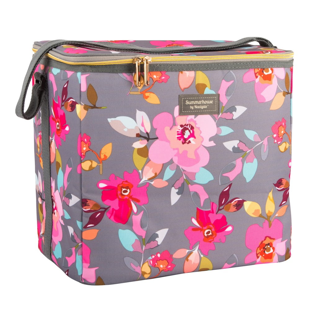 E-shop Kvetovaná chladiaca taška Navigate Grey Floral, 20 l