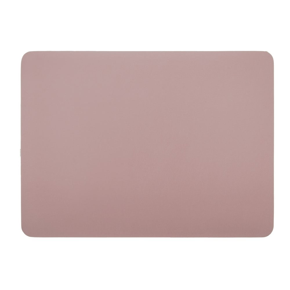 E-shop Ružové prestieranie z imitácie kože ZicZac Togo, 33 x 45 cm