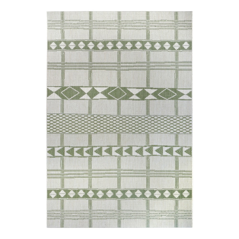 E-shop Zeleno-béžový vonkajší koberec Ragami Madrid, 80 x 150 cm