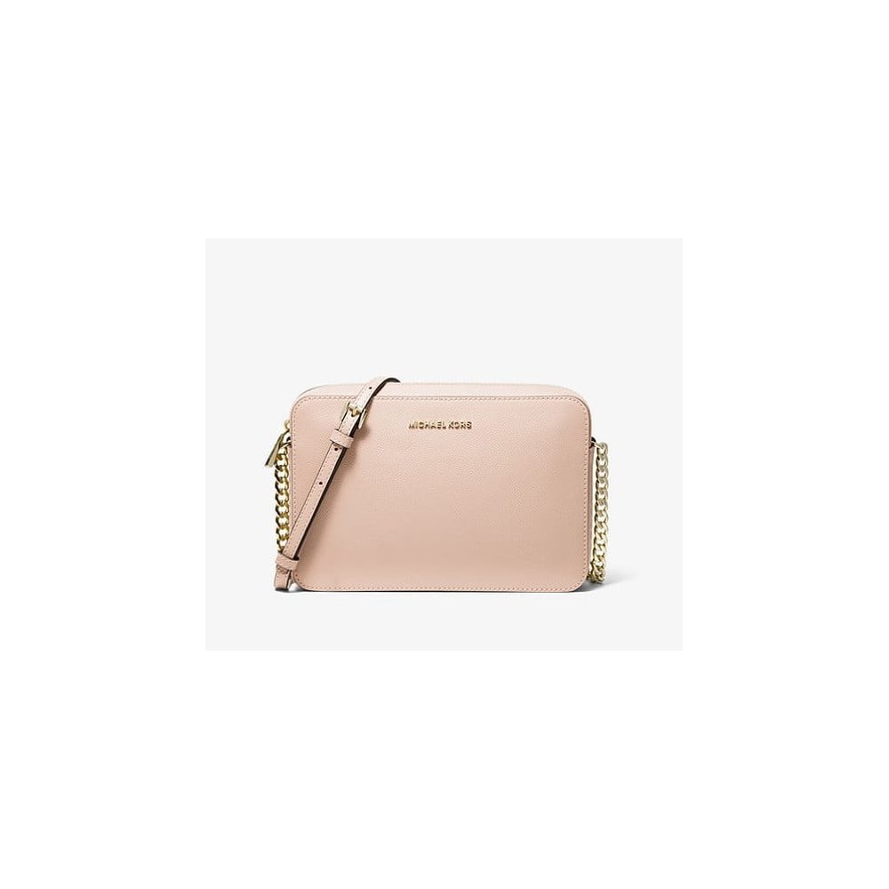 Obrázok Svetloružová kožená crossbody kabelka Michael Kors Pretty