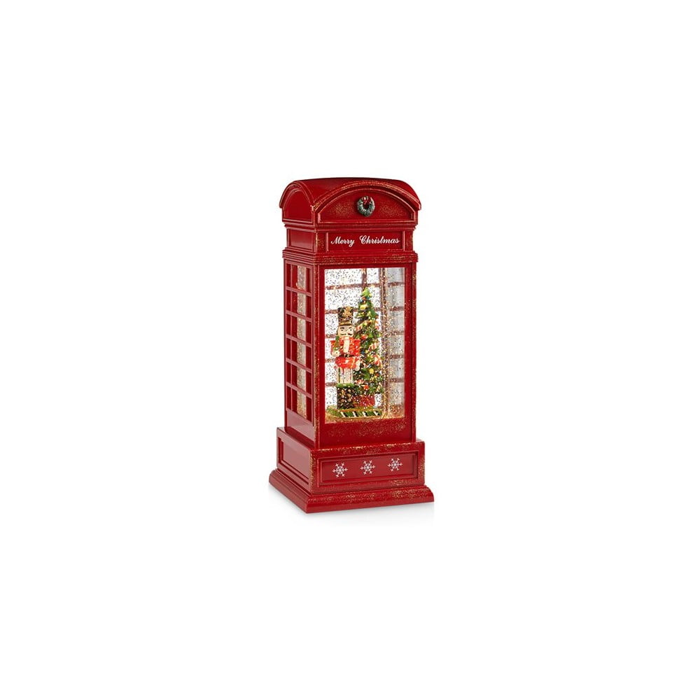 E-shop Červená vianočná svetelná dekorácia Markslöjd Mister Telephone
