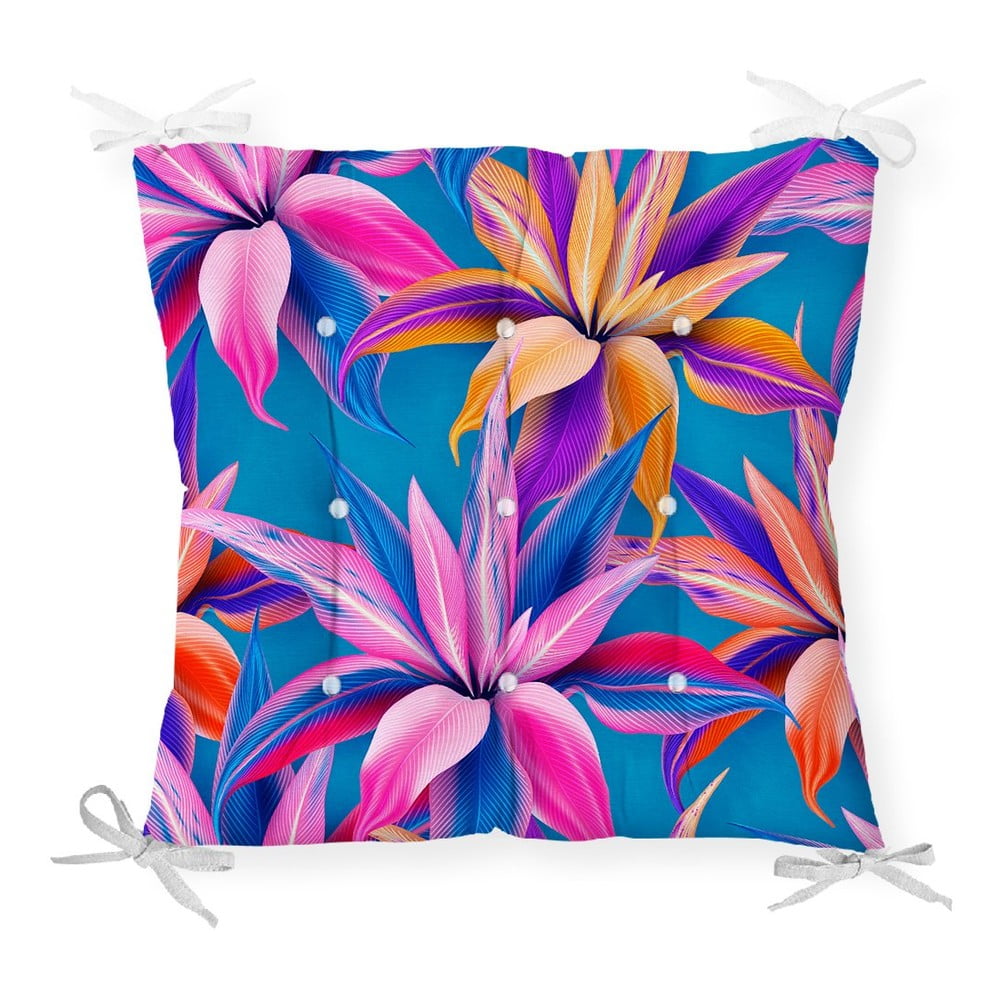 E-shop Sedák s prímesou bavlny Minimalist Cushion Covers Bright Flowers, 40 x 40 cm