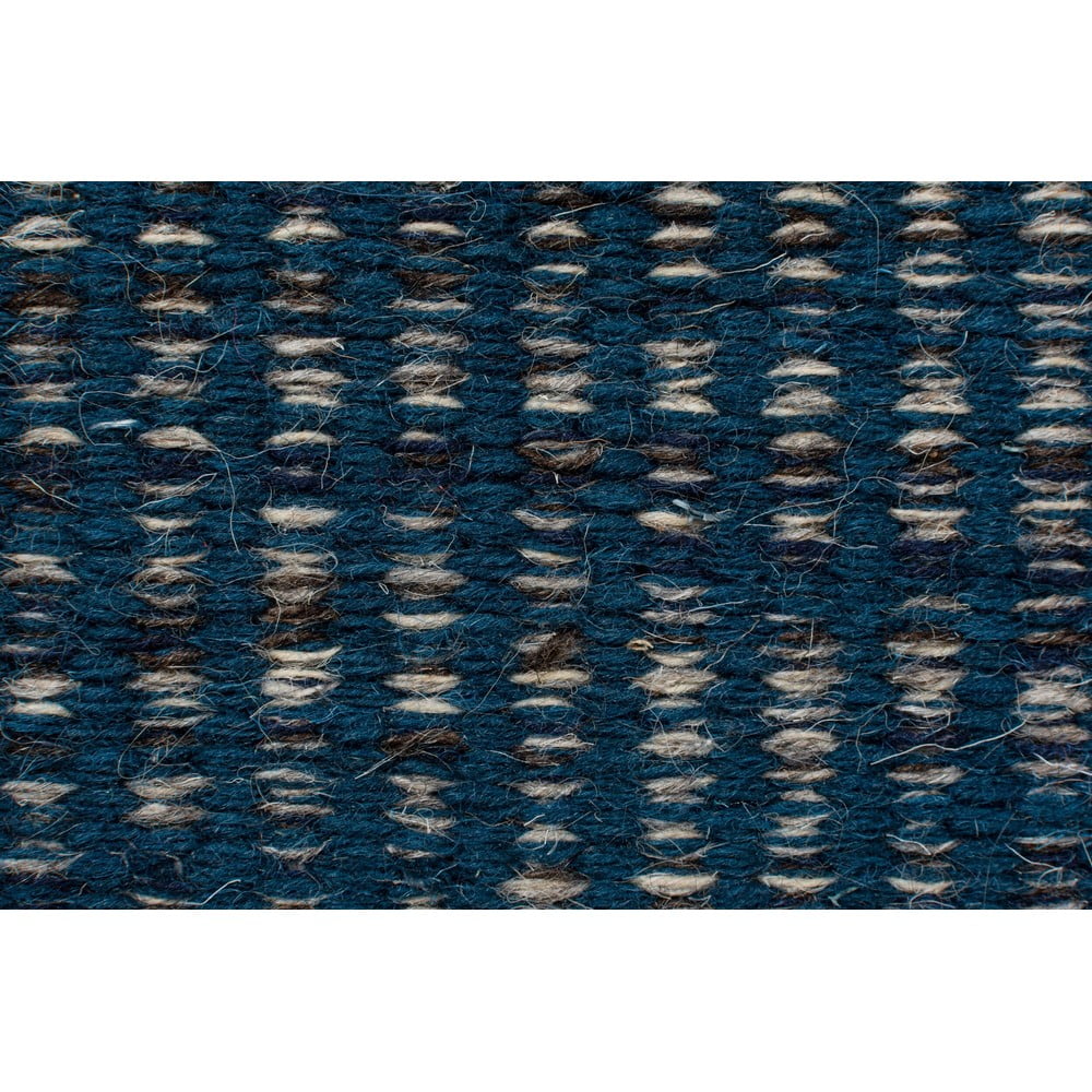 Obrázok Modrý vlnený behúň Flair Rugs Anu, 60 x 200 cm