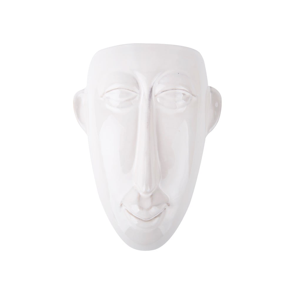 Obrázok Biely nástenný kvetináč PT LIVING Mask, 17,5 x 22,4 cm