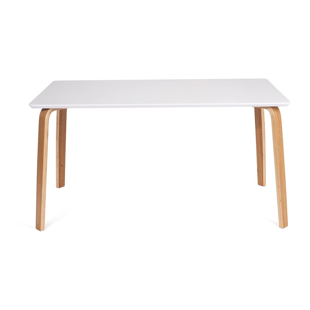E-shop Jedálenský stôl s bielou doskou 150x90 cm Zaha - Bonami Essentials