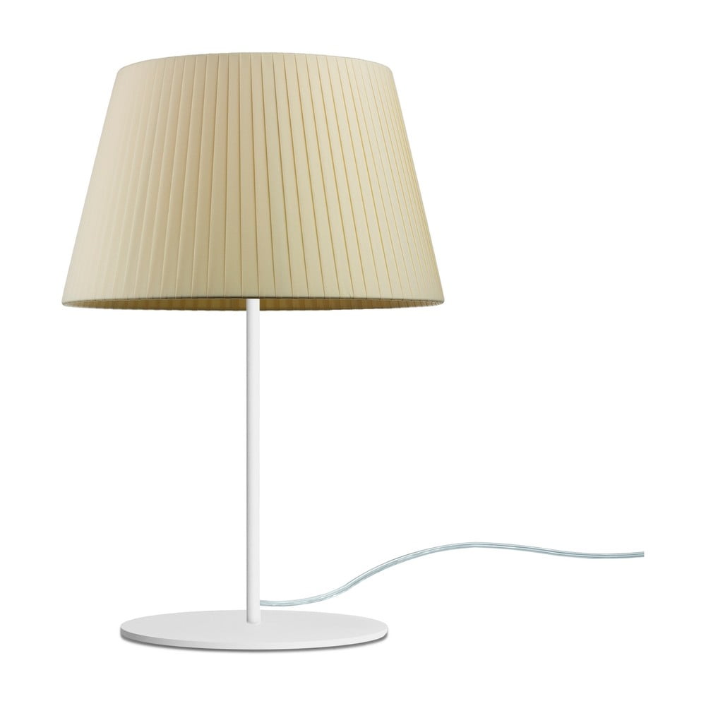 E-shop Béžová stolová lampa Sotto Luce Kami, ⌀ 26 cm