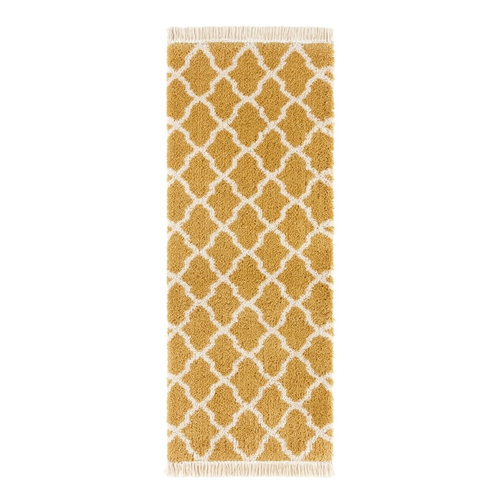 E-shop Oranžový behúň Mint Rugs Pearl, 80 x 200 cm