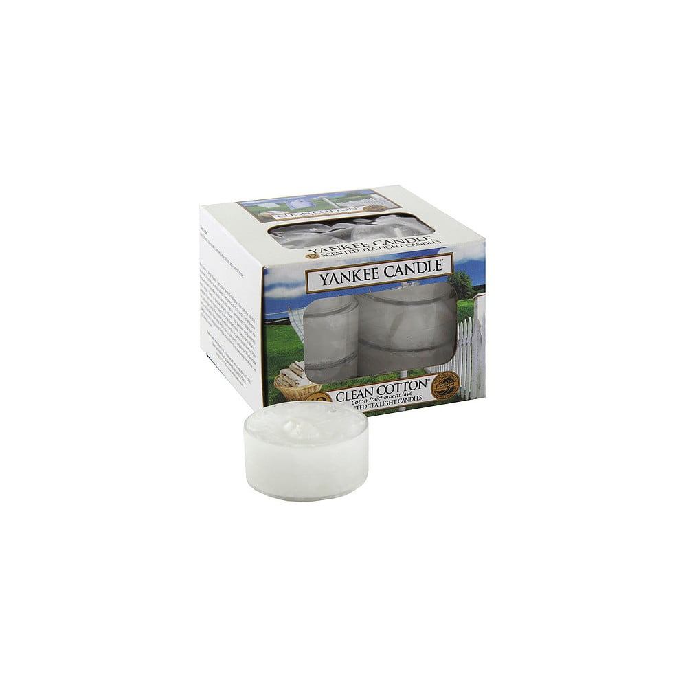 Obrázok Yankee Candle Clean Cotton čajová sviečka 12 x 9,8 g  