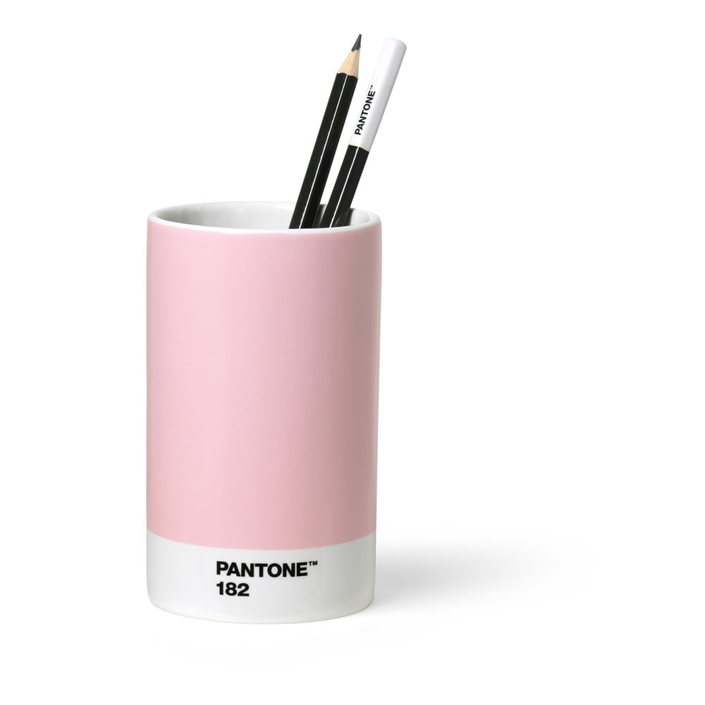 E-shop Ružový keramický stojan na ceruzky Pantone