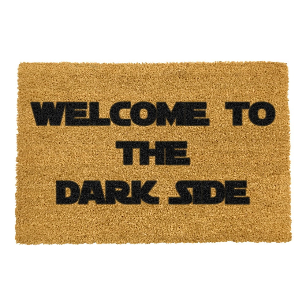 E-shop Rohožka z prírodného kokosového vlákna Artsy Doormats Welcome to the Darkside, 40 x 60 cm