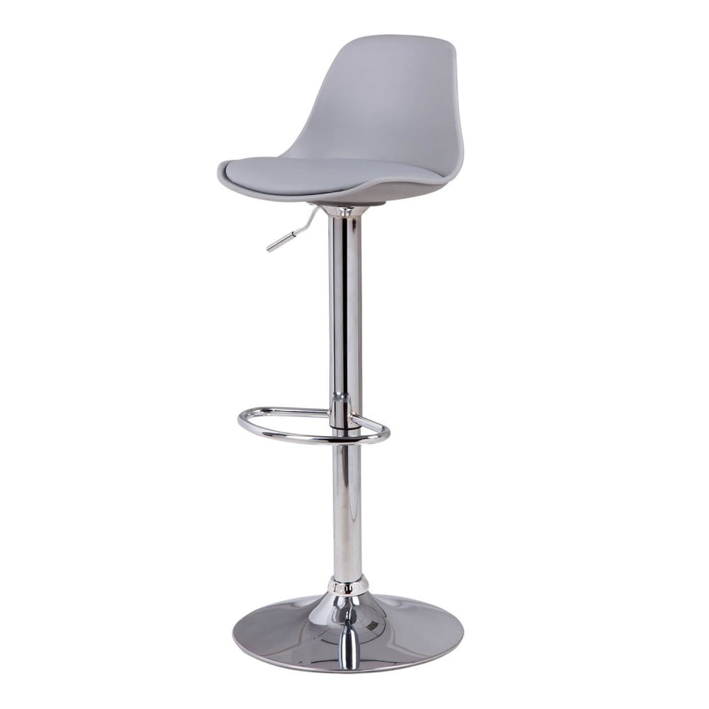 E-shop Sivá barová stolička sømcasa Nelly, výška 104 cm