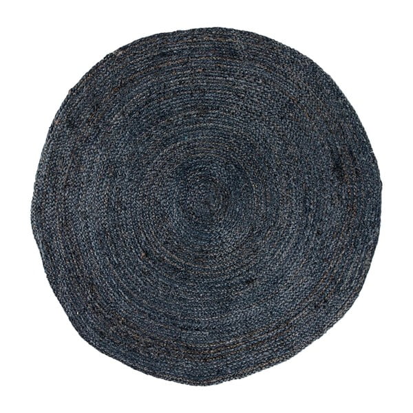 Tmavosivý okrúhly koberec House Nordic Bombay, ø 150 cm