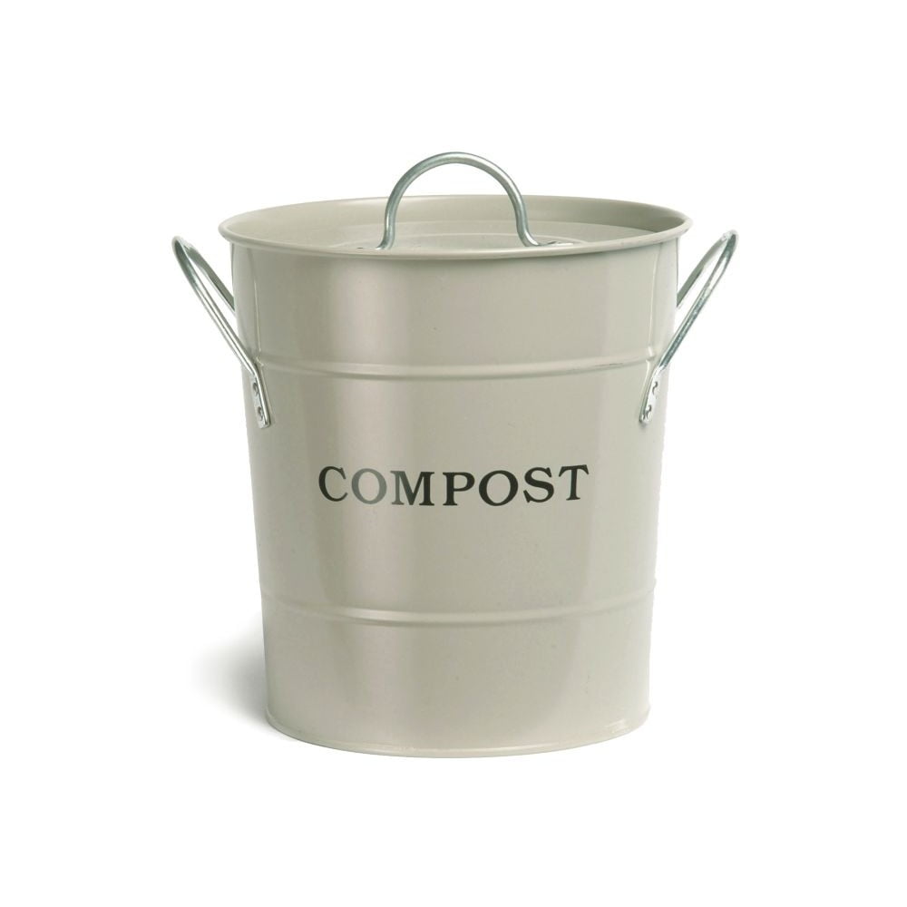 Obrázok Krémový kompostér s vrchnákom Garden Trading Compost, 3,5 l