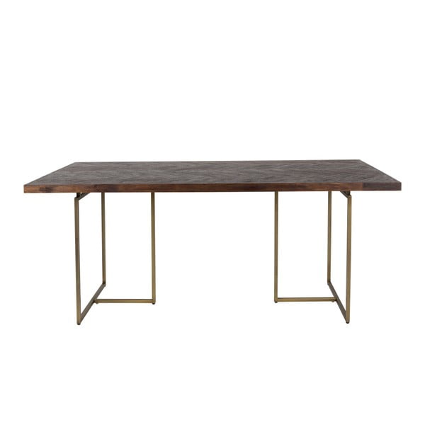 Jedálenský stôl s oceľovou konštrukciou Dutchbone Class, 220 x 90 cm