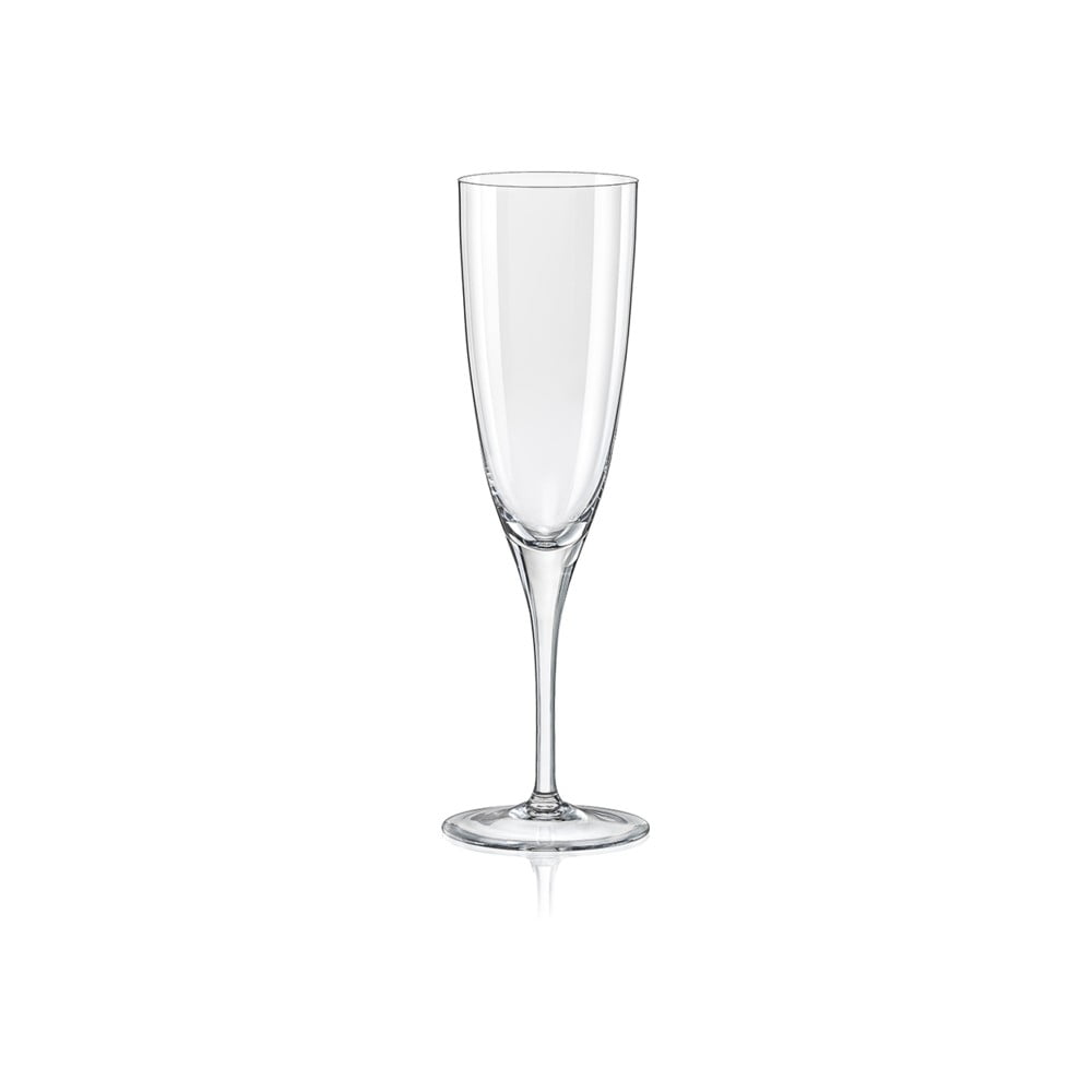 E-shop Súprava 6 pohárov na šampanské Crystalex Kate, 220 ml