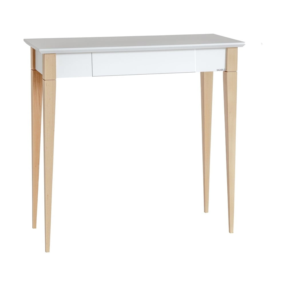 E-shop Biely pracovný stôl Ragaba Mimo, dĺžka 65 cm