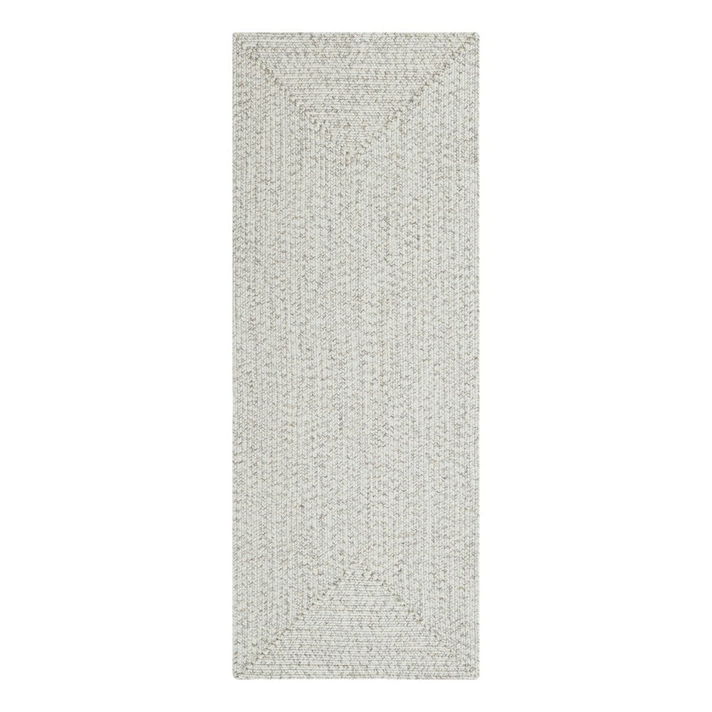 E-shop Biely/béžový vonkajší koberec behúň 200x80 cm - NORTHRUGS