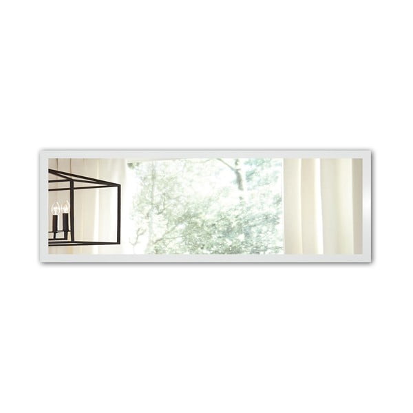 Nástenné zrkadlo s bielym rámom Oyo Concept, 105 x 40 cm