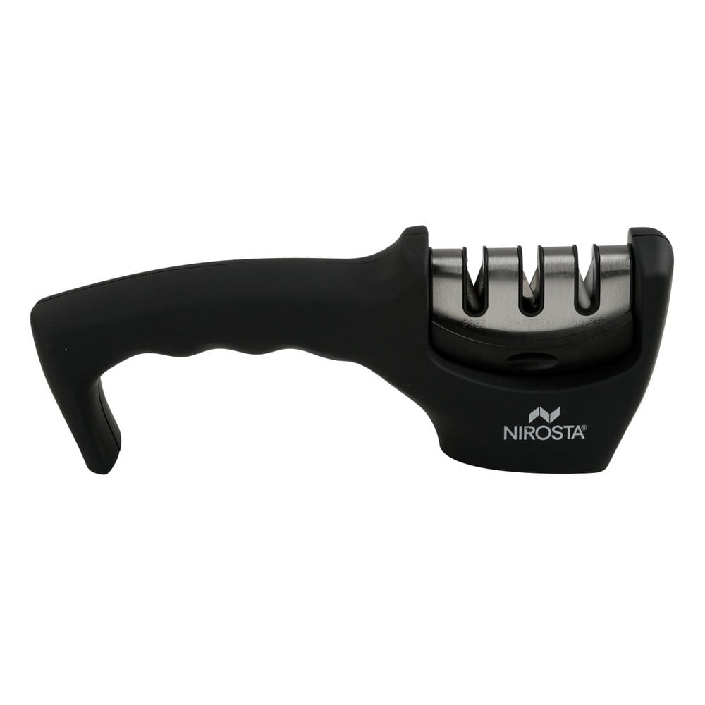 E-shop Čierny 3-fázový ostrič na nože Nirosta Sharpen