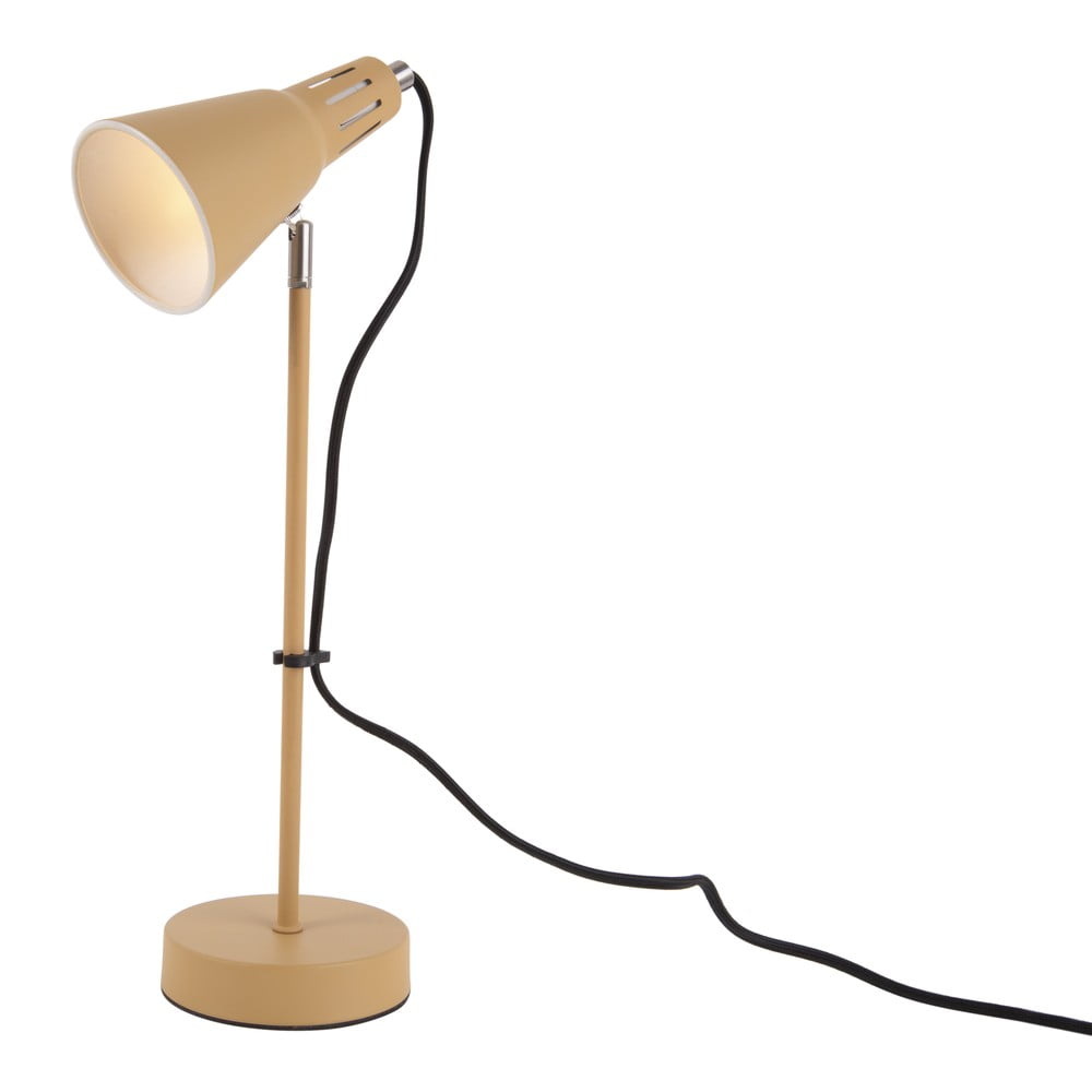 Obrázok Horčicovožltá stolová lampa Leitmotiv Mini Cone, ø 16 cm