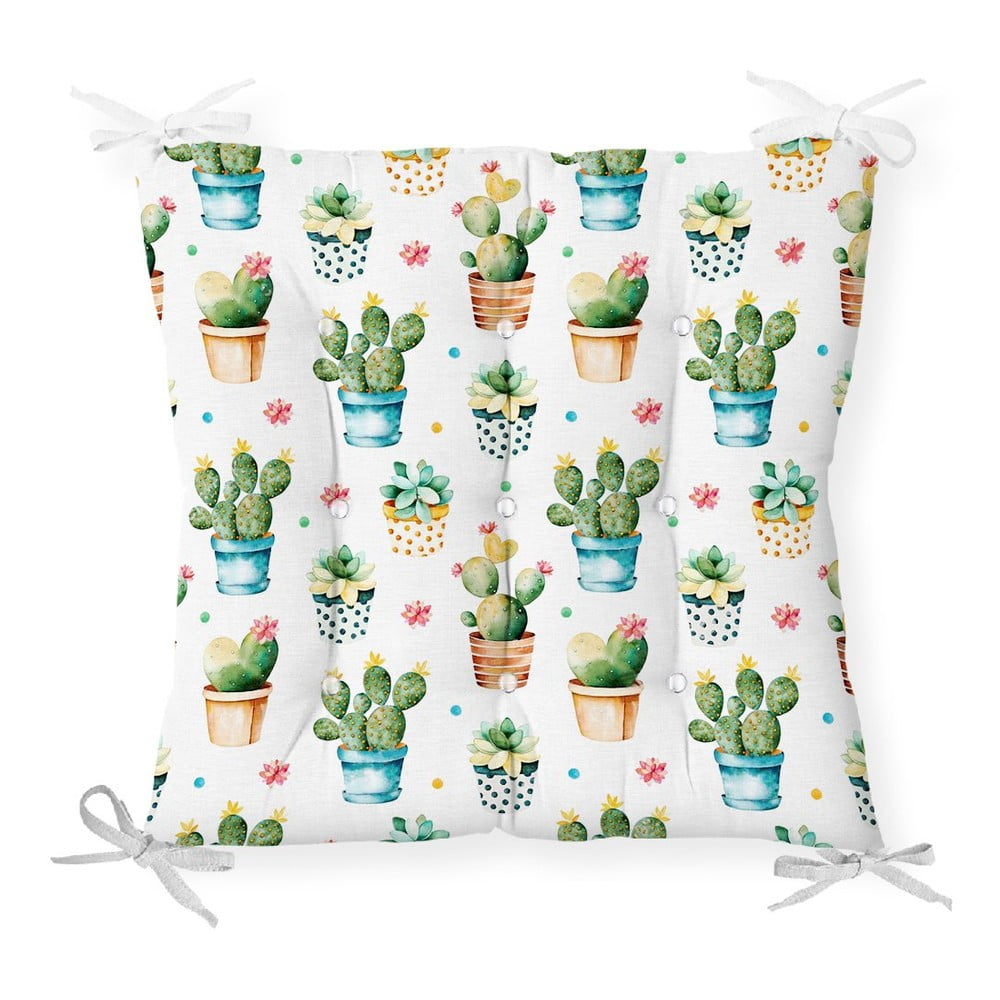 E-shop Sedák s prímesou bavlny Minimalist Cushion Covers Tiny Cacti, 40 x 40 cm