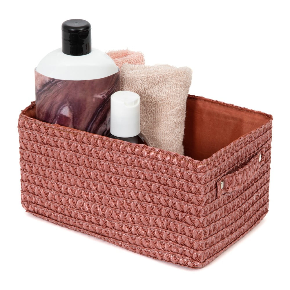 Obrázok Červený úložný košík Compactor Lilou Basket Terracotta