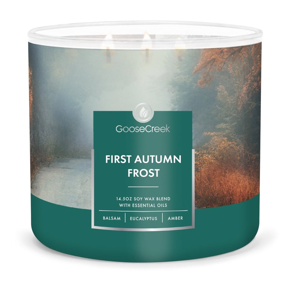E-shop Vonná sviečka Goose Creek First Autumn Frost, doba horenia 35 h