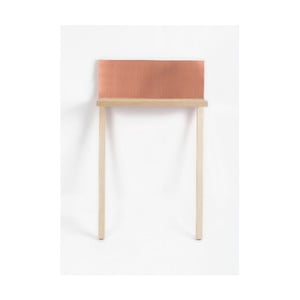 Odkladací stolík medenej farby Surdic Velvet Mesita Copper