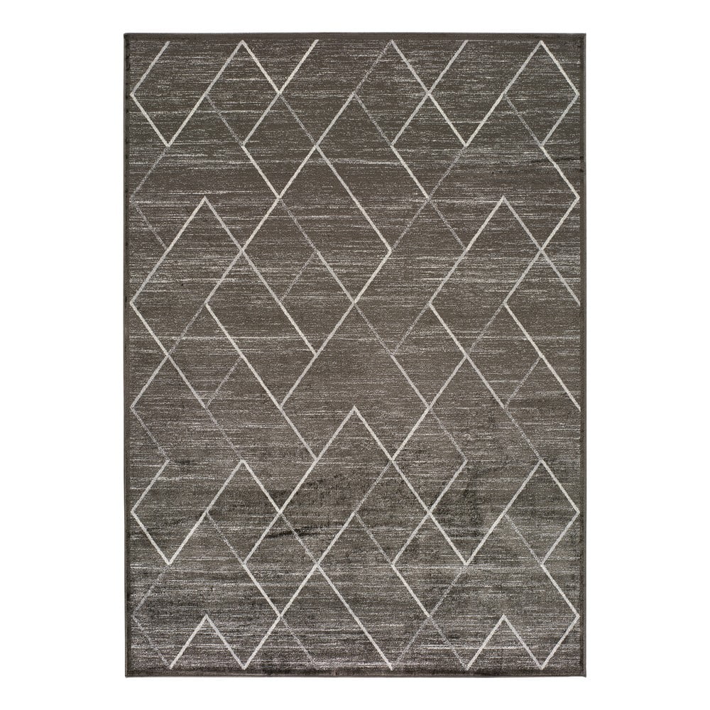 Sivý koberec z viskózy Universal Belga, 160 x 230 cm