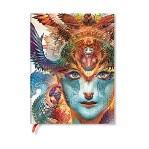 Linajkový zápisník s mäkkou väzbou Paperblanks Dharma Dragon, 18 x 23 cm