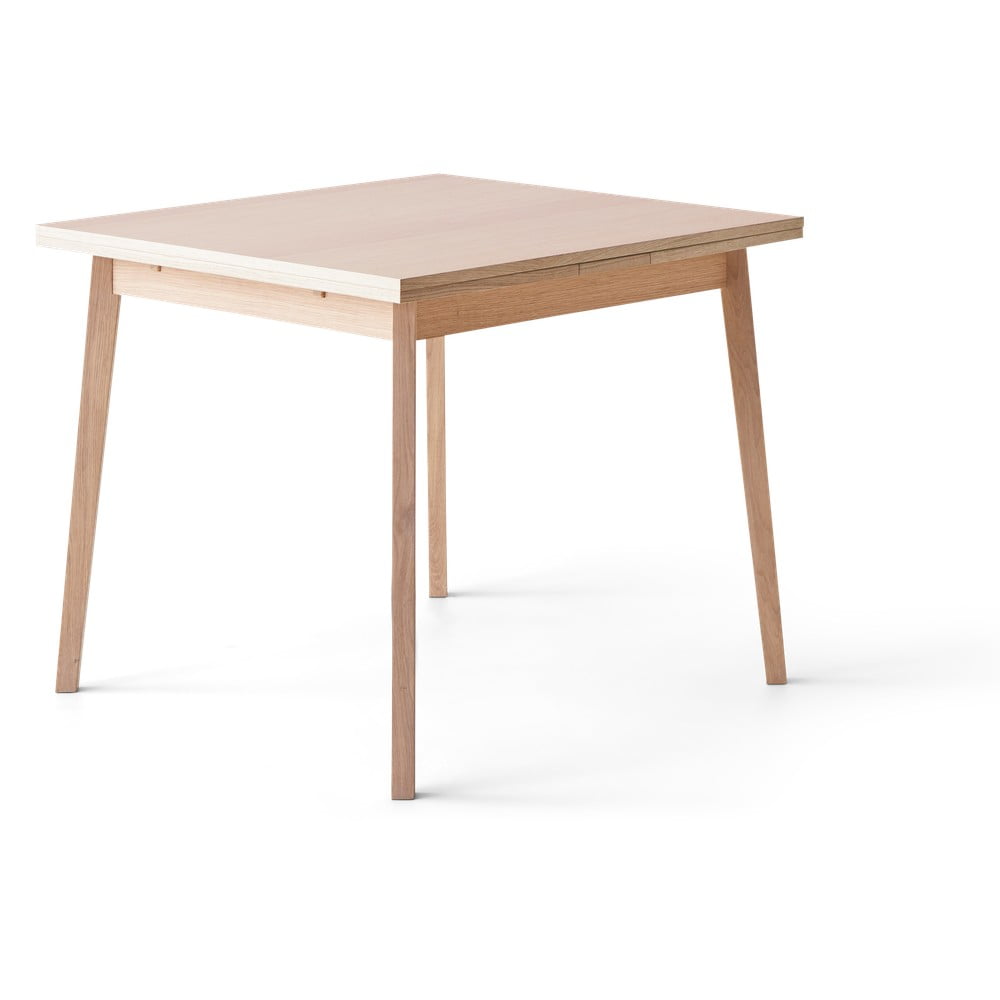 E-shop Rozkladací jedálenský stôl v dubovom dekore Hammel Single, 90 x 90 cm