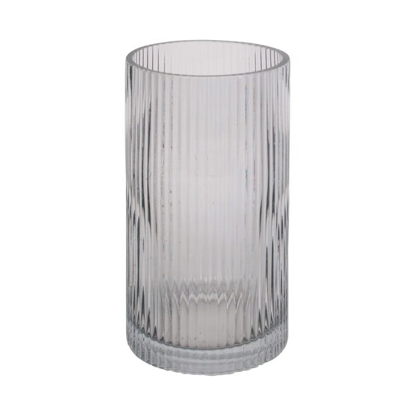 Sivá sklenená váza PT LIVING Allure, výška 20 cm