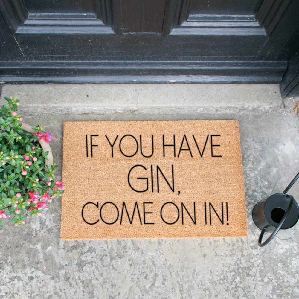 Obrázok Rohožka Artsy Doormats If You Have Gin, 40 × 60 cm