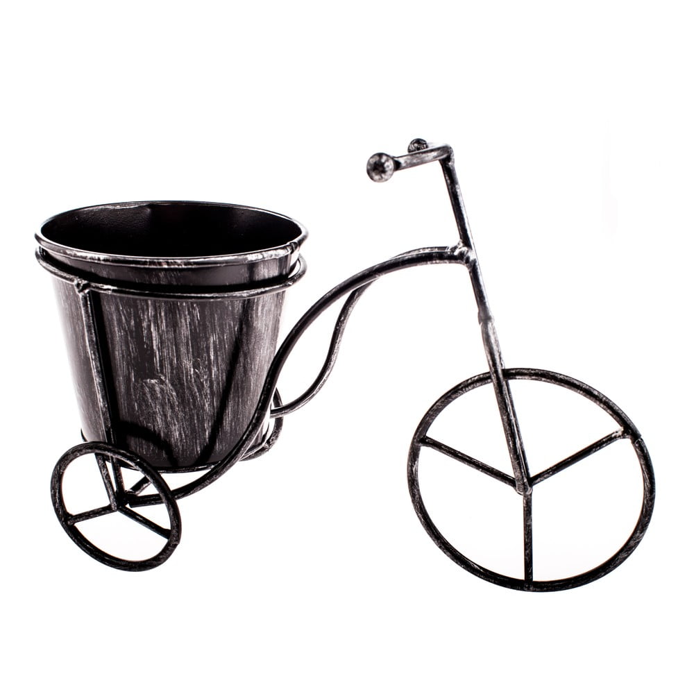 Kvetináč v kovovom stojane Dakls Bicycle