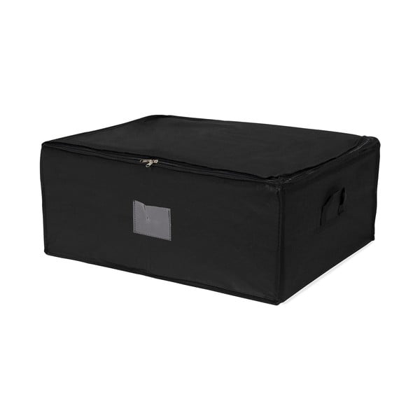Čierny úložný box so zapínaním na zips Compactor Compress Pack, 210 l