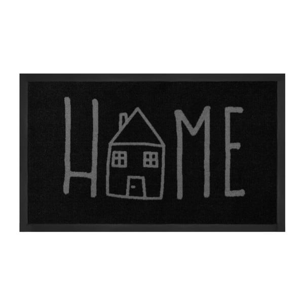 Čierna rohožka Hanse Home Easy Home, 45 x 75 cm