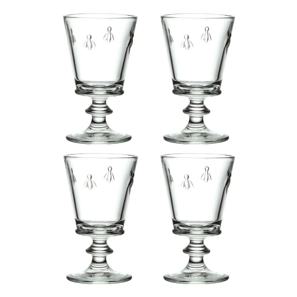 E-shop Súprava 4 sklenených pohárov La Rochère Abeille Lumina
