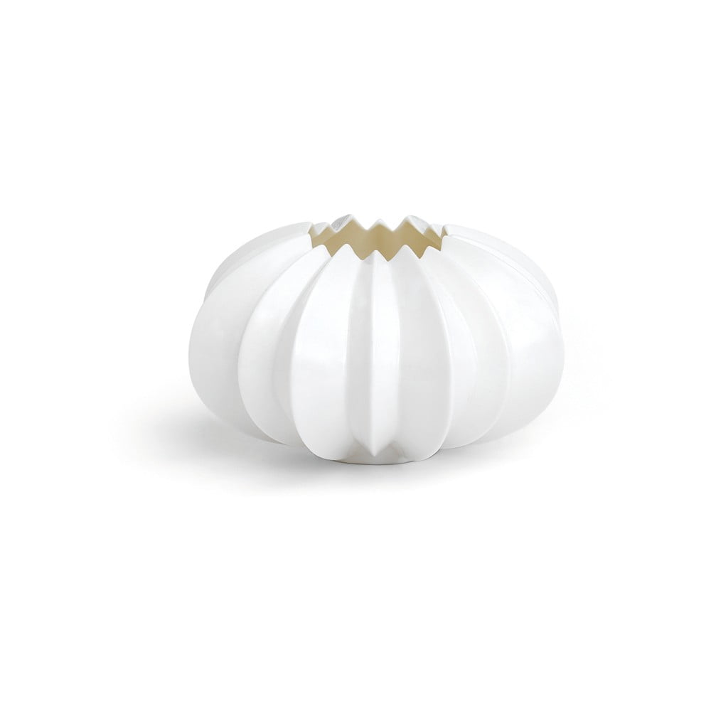 E-shop Biely porcelánový svietnik Kähler Design Stella, ⌀ 13,5 cm