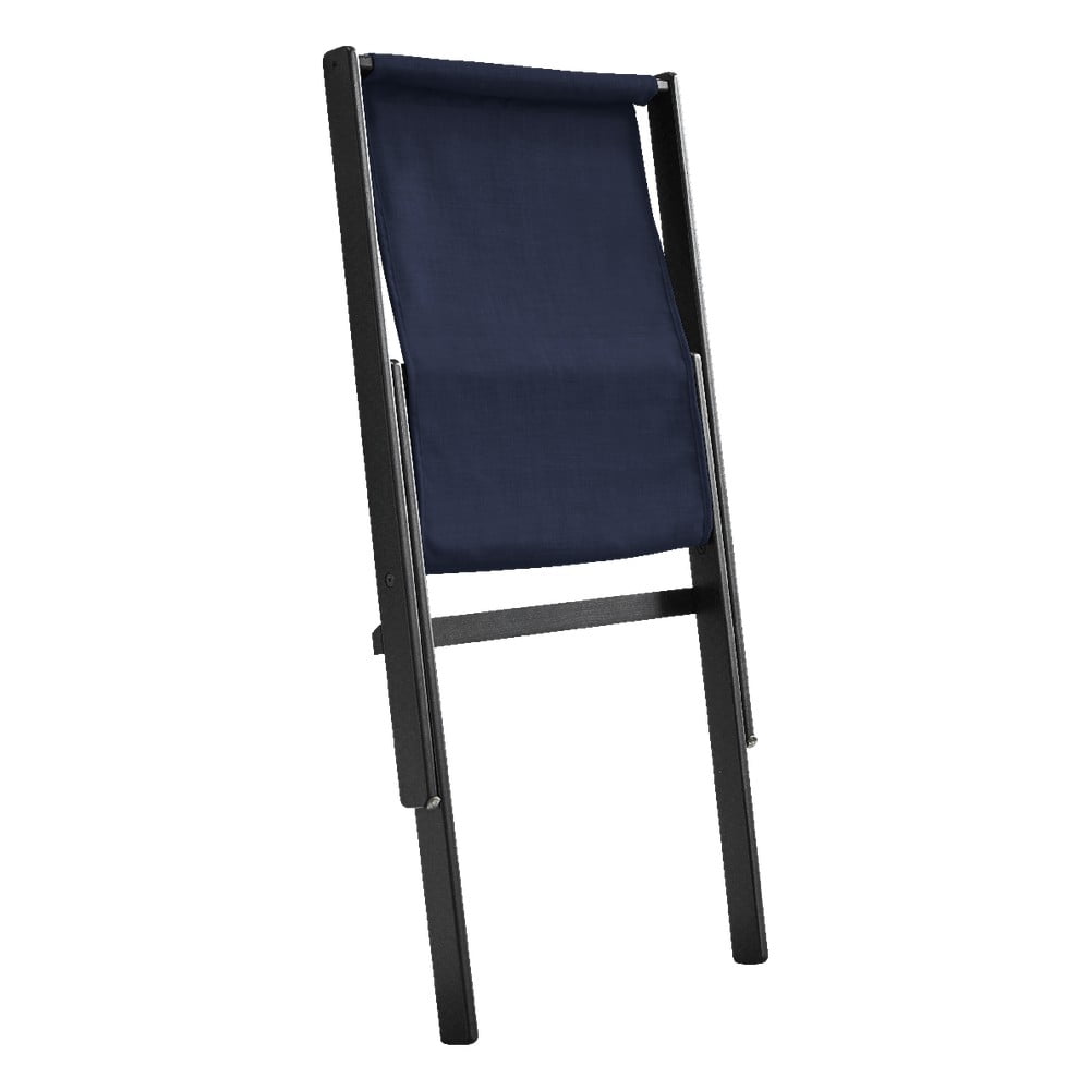 Obrázok Tmavomodré skladacie kreslo z bukového dreva Karup Design Navy, 60 x 116 cm