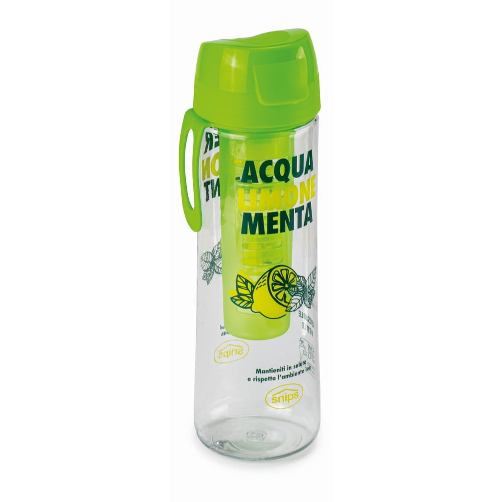 E-shop Zelená fľaša na vodu s infuzérom Snips Mint, 750 ml